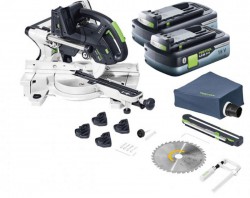 Festool KSC 60 Kapex Sliding Compound Mitre Saw + 2x 4ah High Power Battery